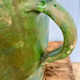 Varnished terracotta jar