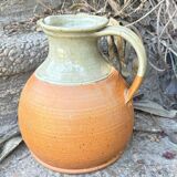 Antique pitcher, stoneware by rémi bonhert, la borne, france