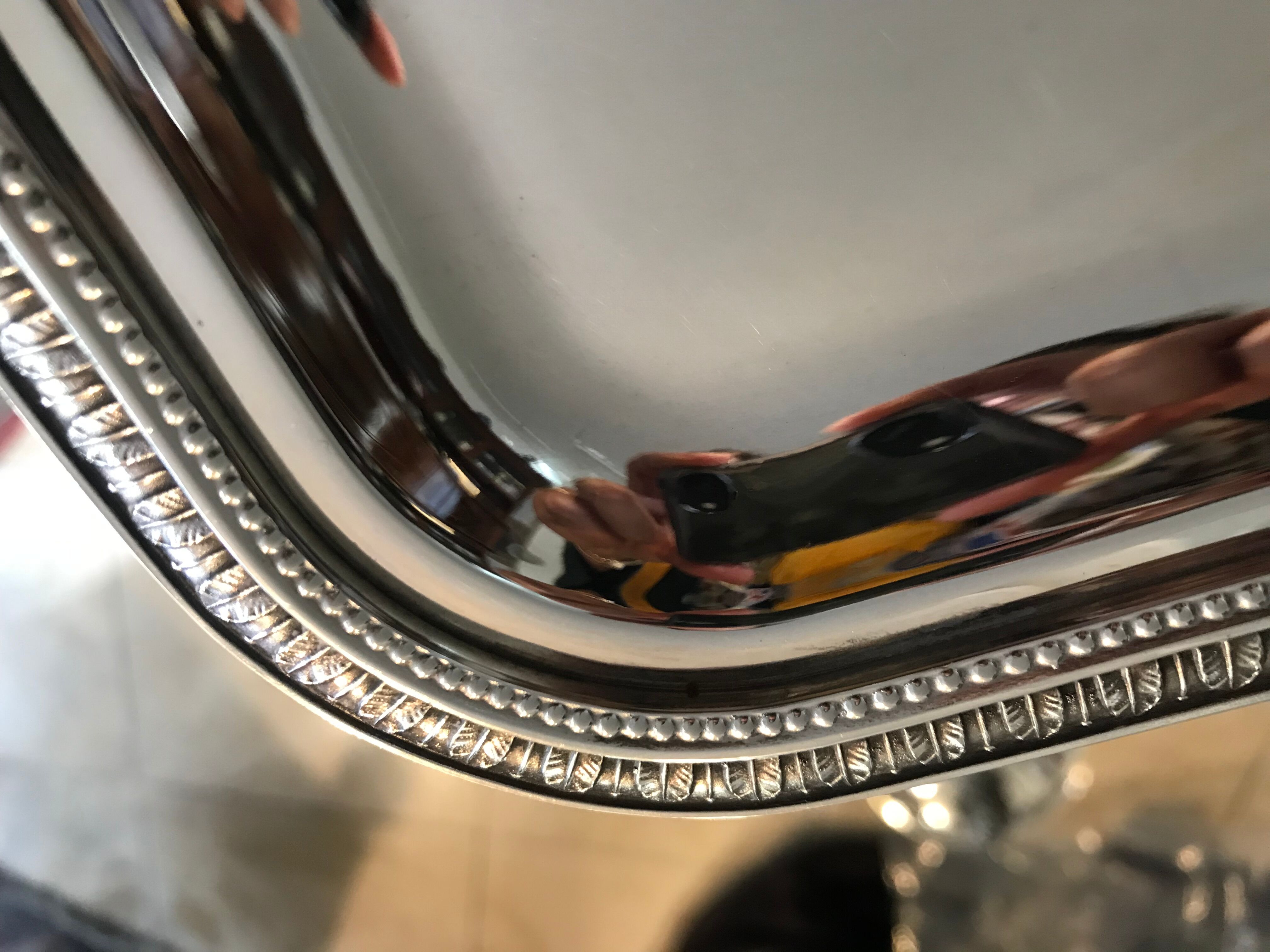 Rectangular tabletop / dish chritofle sterling silver