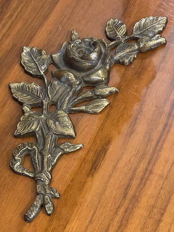 Gilded bronze pediment
