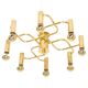 Magnificent mid-century chandelier in the Sciolari style, 1970s.