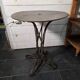 Table de jardin Eiffel en fer forgé riveté du XIXe
