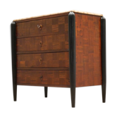 French mahogany & marble  convenient