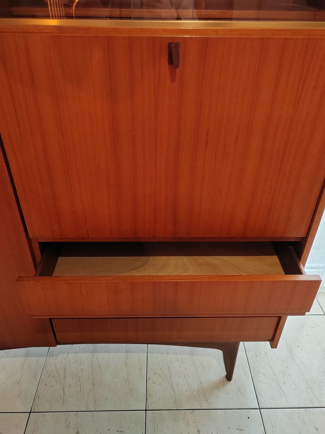 Scandinavian wardrobe, Scandinavian secretary, storage furniture.