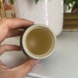 Small vase Montigny sur Loing, signed Boué