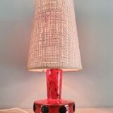 Lampe à poser en céramique émaillée Hustadt Leuchten années 60