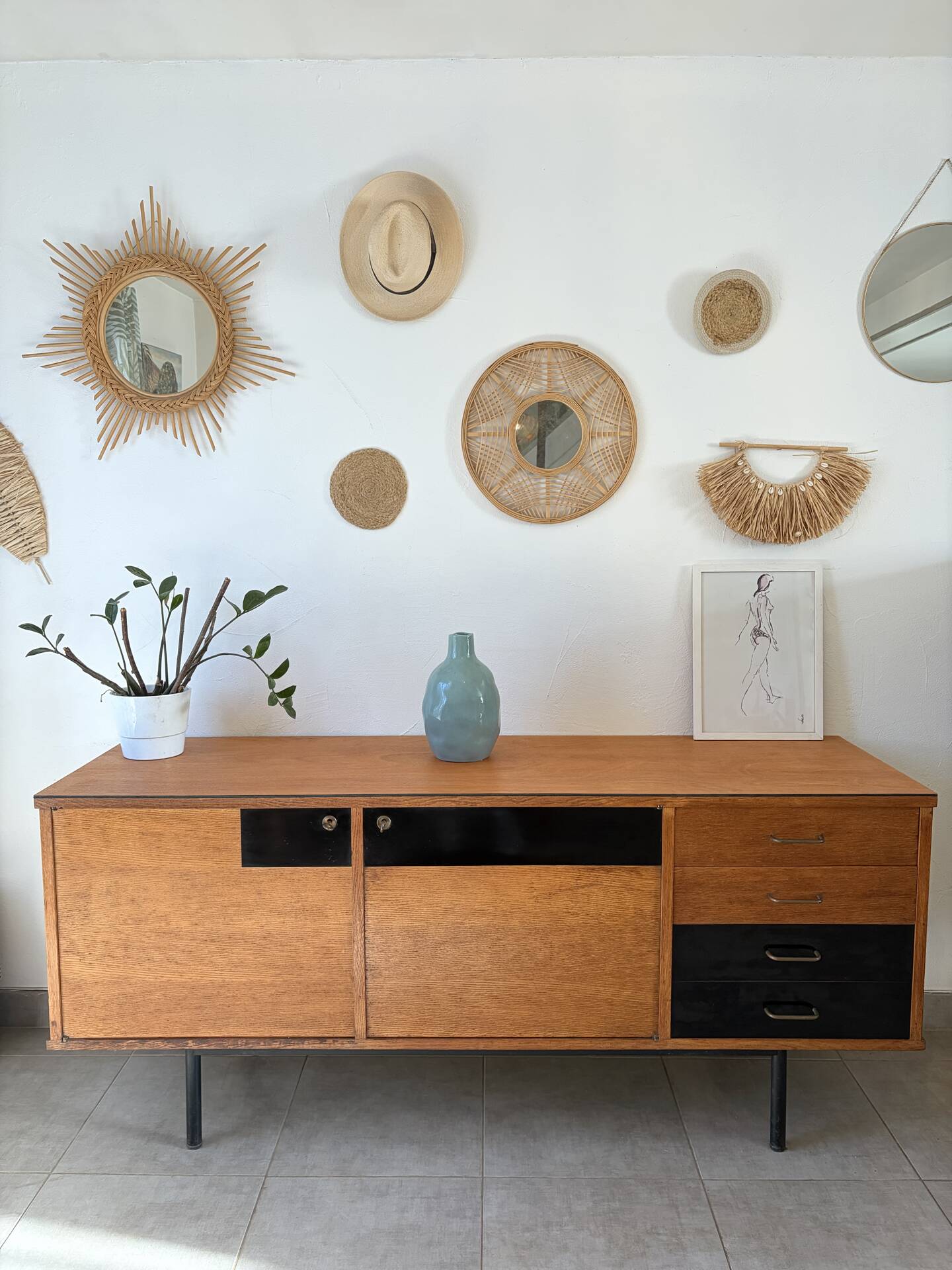 Vintage enfilade Claude Vassal