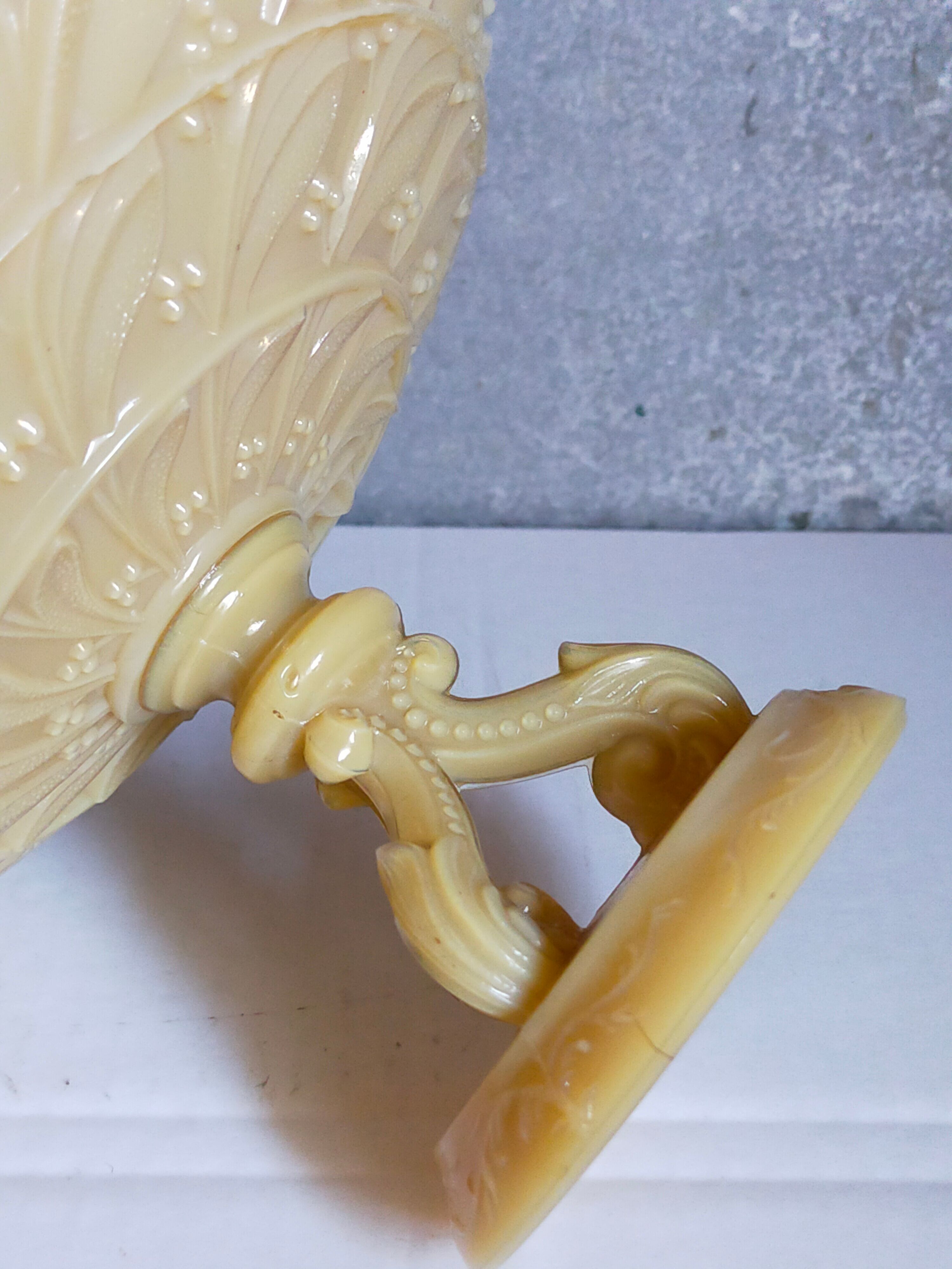 Opaline cake cup early twentieth century