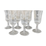 Série de 6 flûtes à champagne