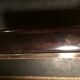 Black and silver lacquered wood jewelry box 60s