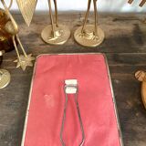 Barber Mirror 23 x 17cm vintage