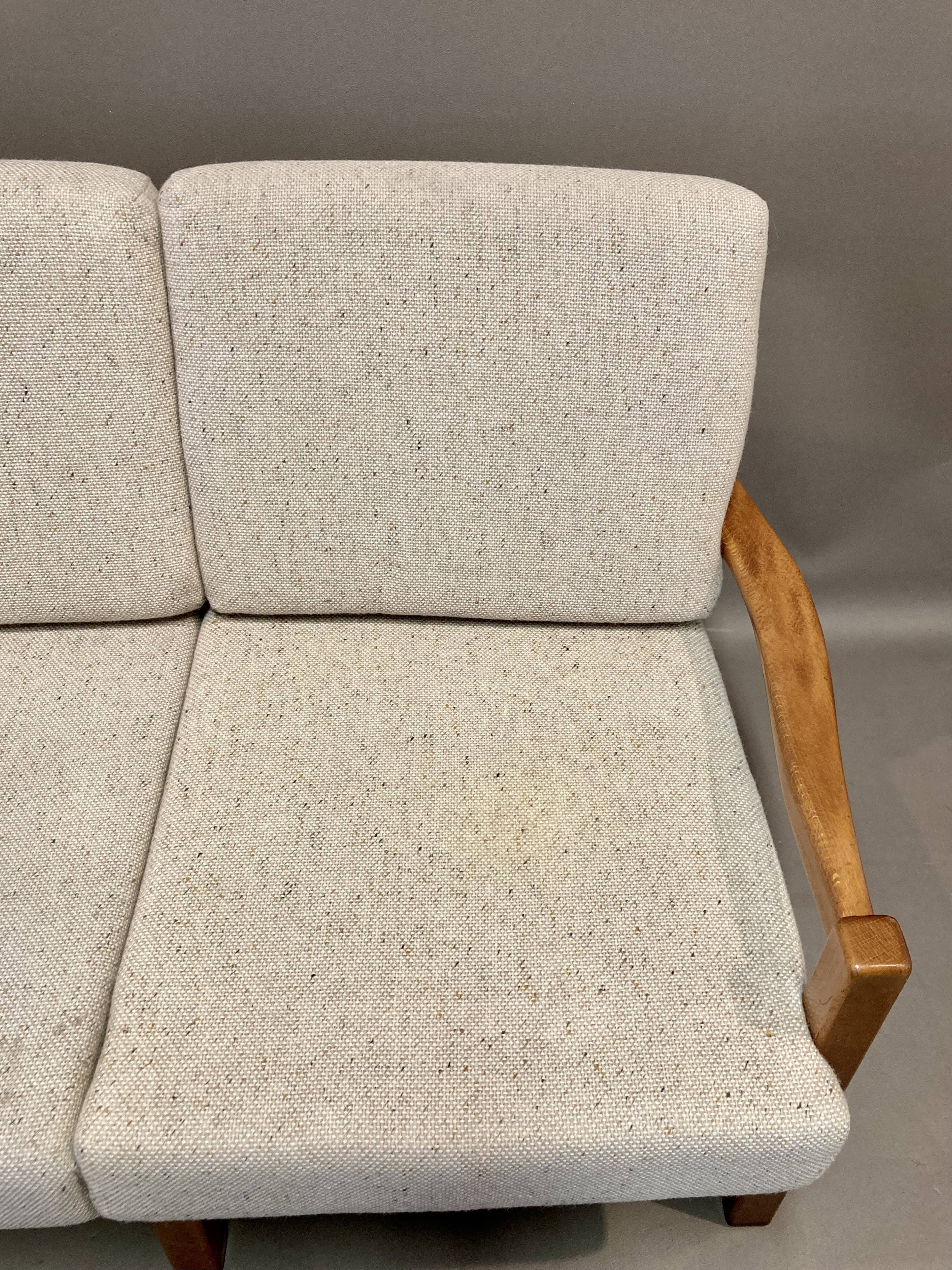 Sofa 3 places Scandinavian design 1950