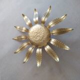 Vintage sun ceiling light
