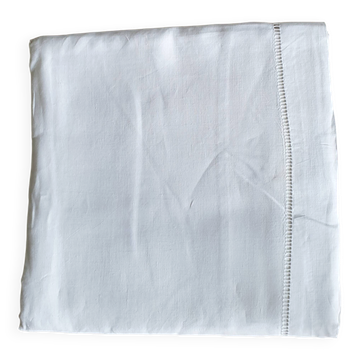 Grand drap ancien en lin pur