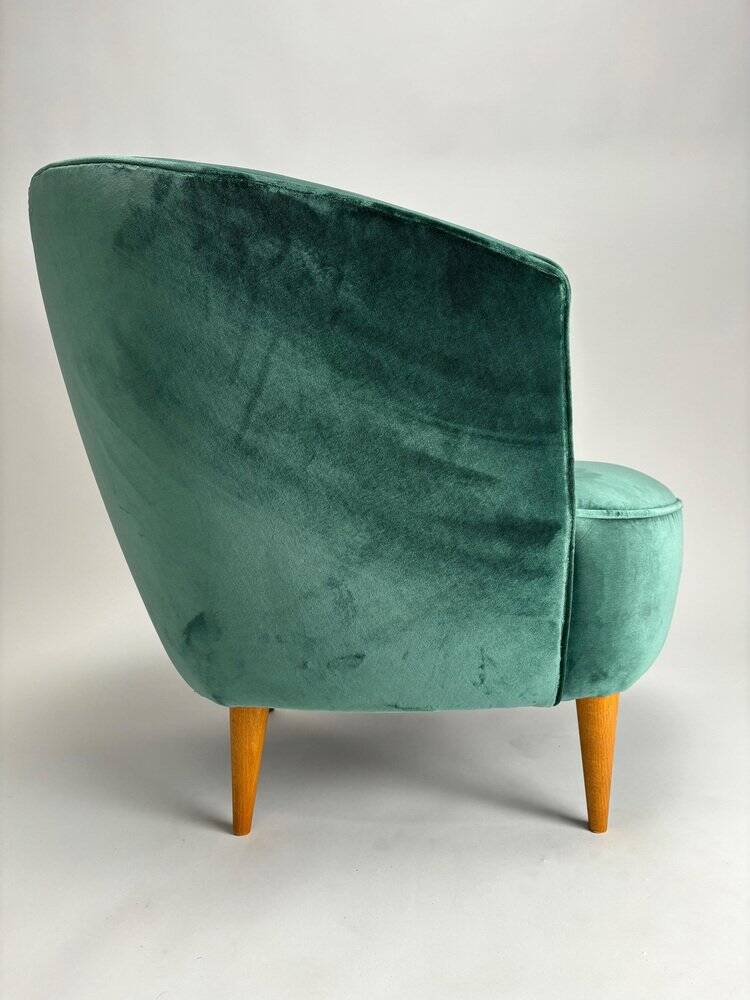 Paire de fauteuils dans le style de Federico Munari, Italie années 50