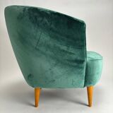 Paire de fauteuils dans le style de Federico Munari, Italie années 50