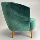 Mid-Century Armchairs in the style of Federico Munari, Italy, 1950s, Set of 2