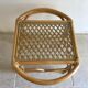 Table d’appoint vintage en rotin