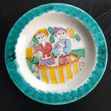 Assiette du céramiste sicilien Giovanni de Simone 1964