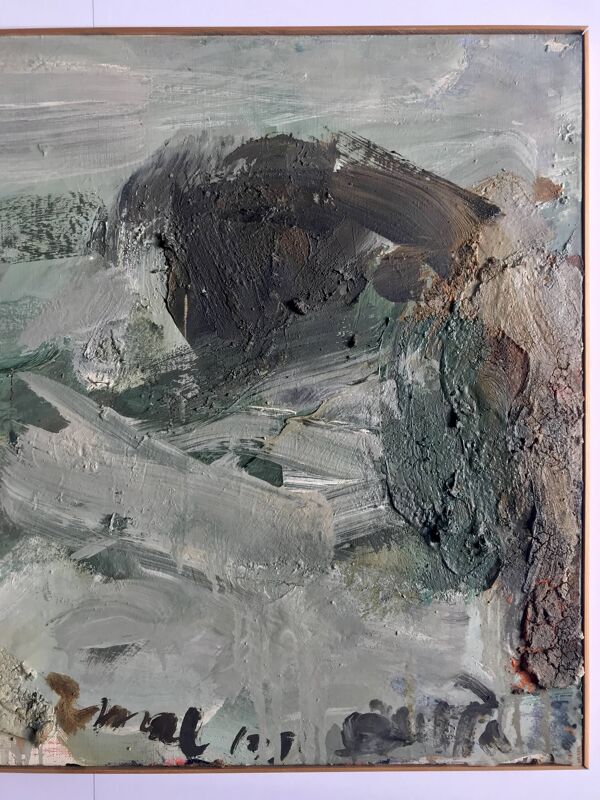 Paul BUTTI, Enval, vers 1990. Huile sur toile signée au pinceau