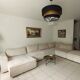 Canapé d'angle modulable xl bobochic nihad velours côtelé beige. très bon é