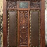 6 walnut chairs - renaissance style marble 19th century