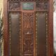 6 walnut chairs - renaissance style marble 19th century