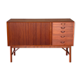 Danish Tambour Door Sideboard by Hvidt & Molgaard 50s