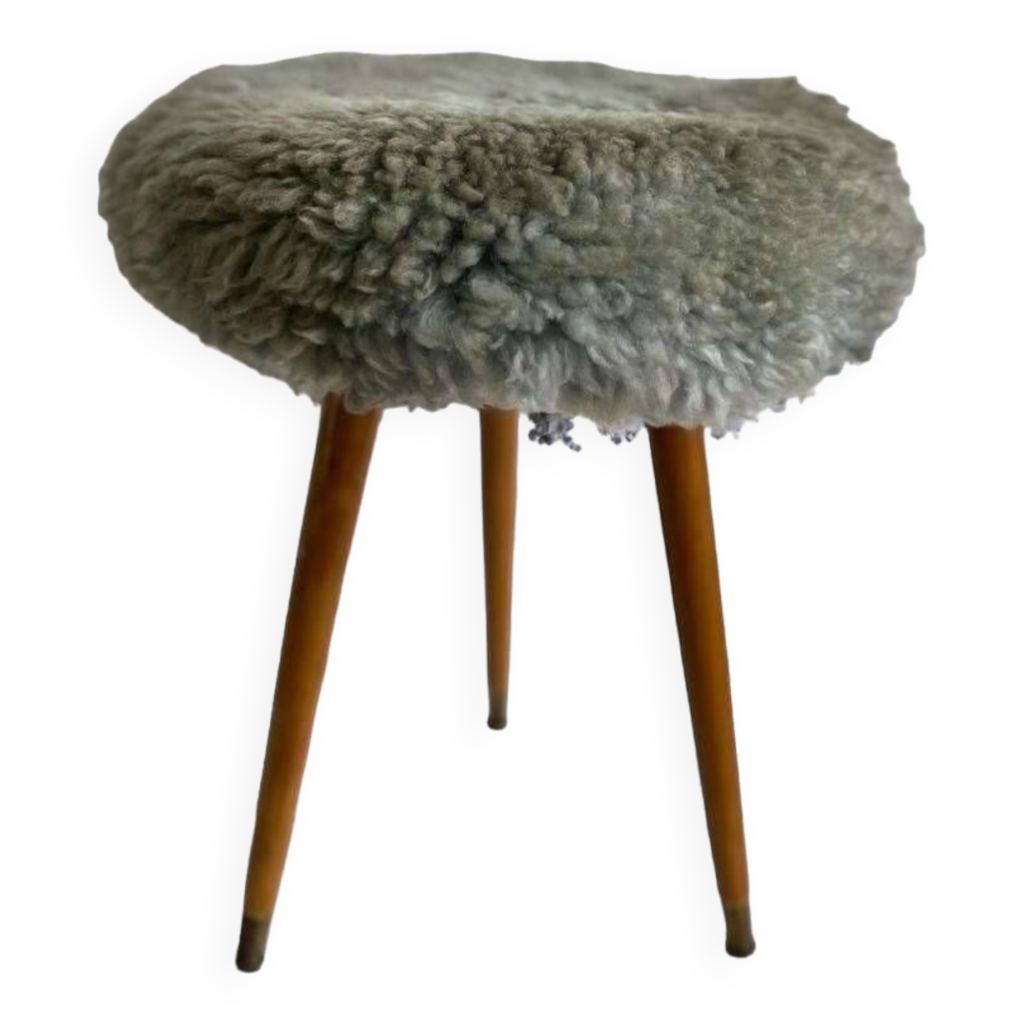 Tabouret moelleux vintage / tabouret / pouf