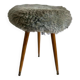Tabouret moelleux vintage / tabouret / pouf