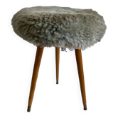 Vintage soft stool / stool / pouf