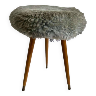 Vintage soft stool / stool / pouf