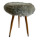 Tabouret moelleux vintage / tabouret / pouf