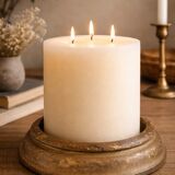 Golden leaf wooden base from the 19th century