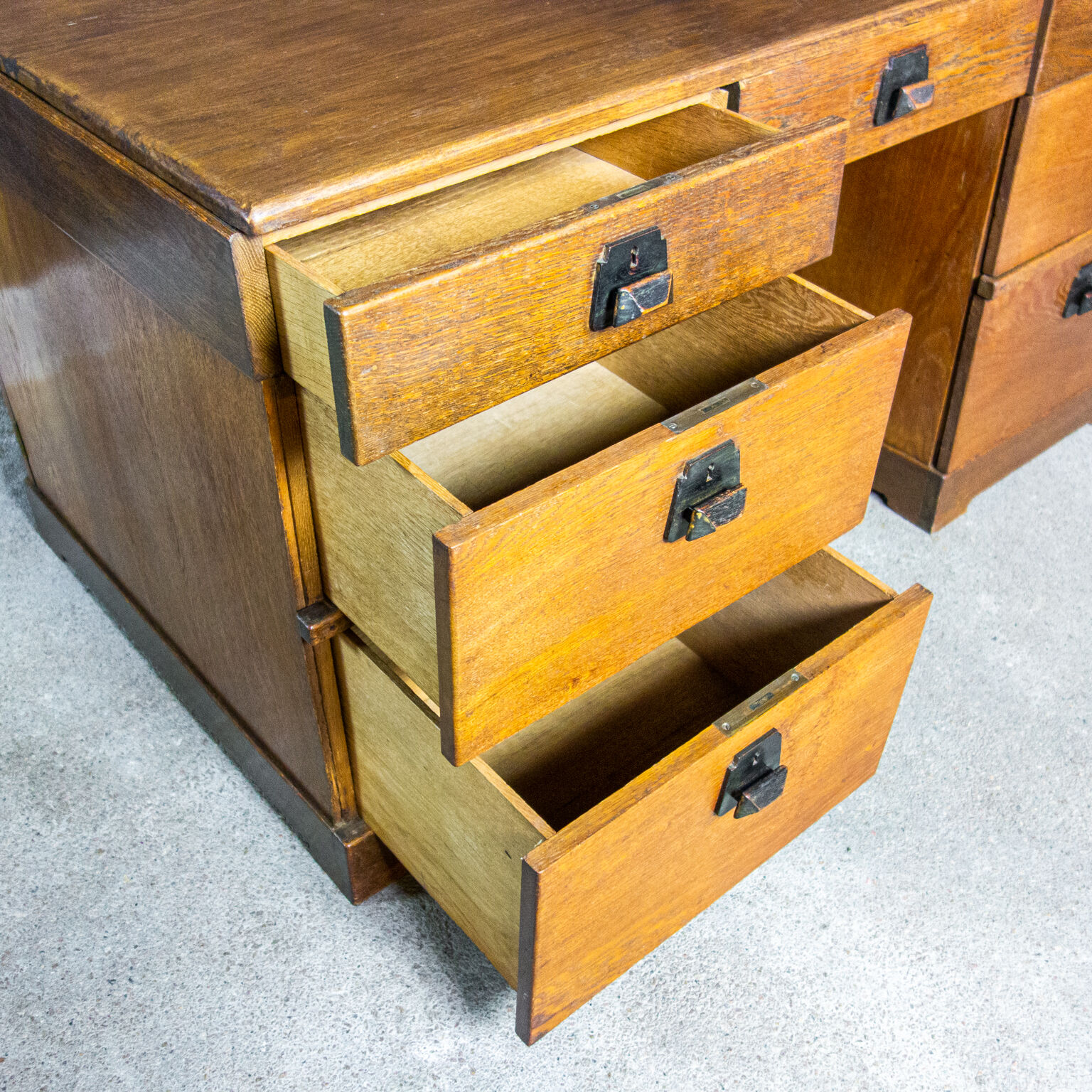 Art deco double desk 1930