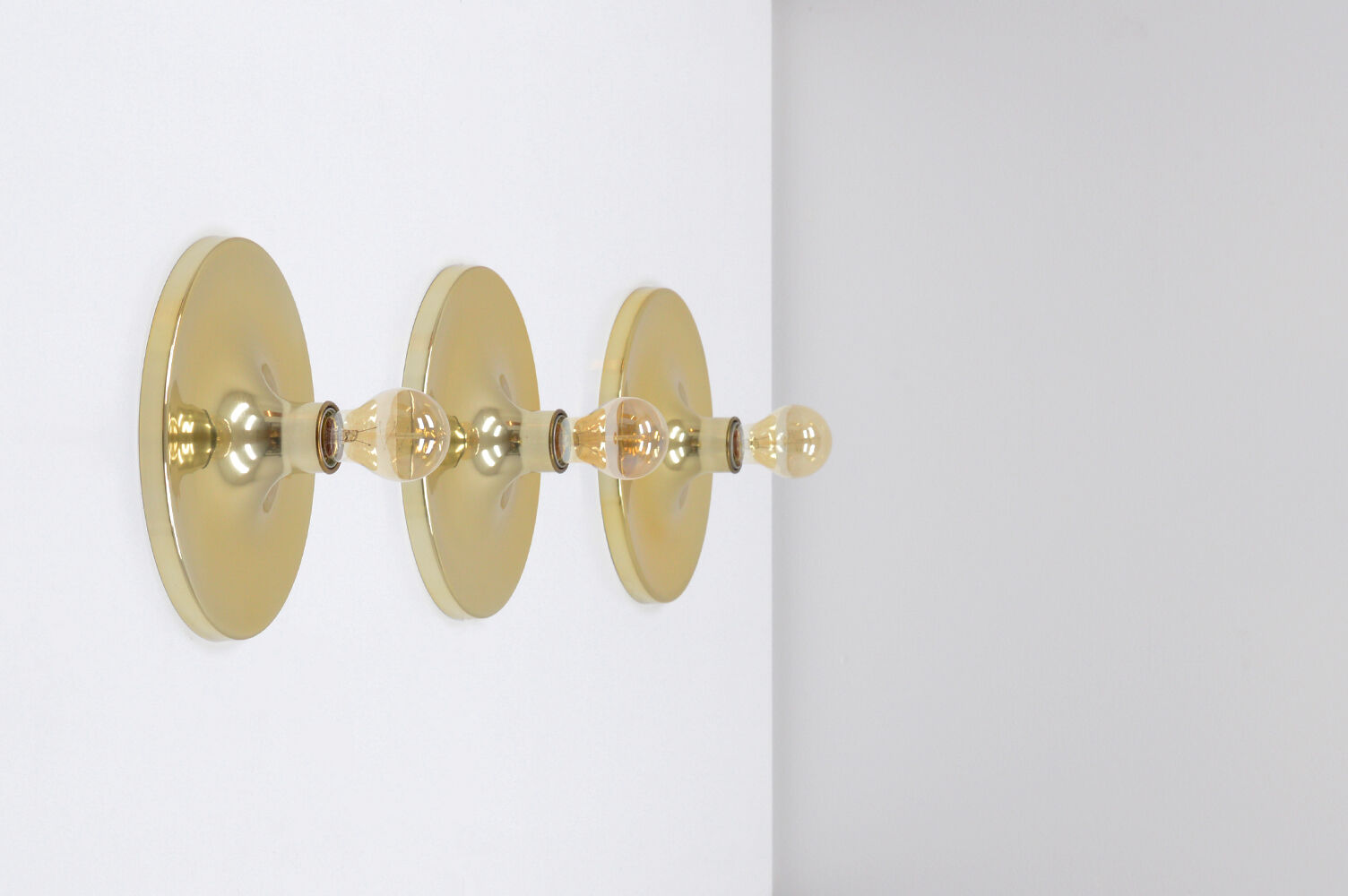 Flushmount disc wall lamp from Cosack leuchten, Germany 70s