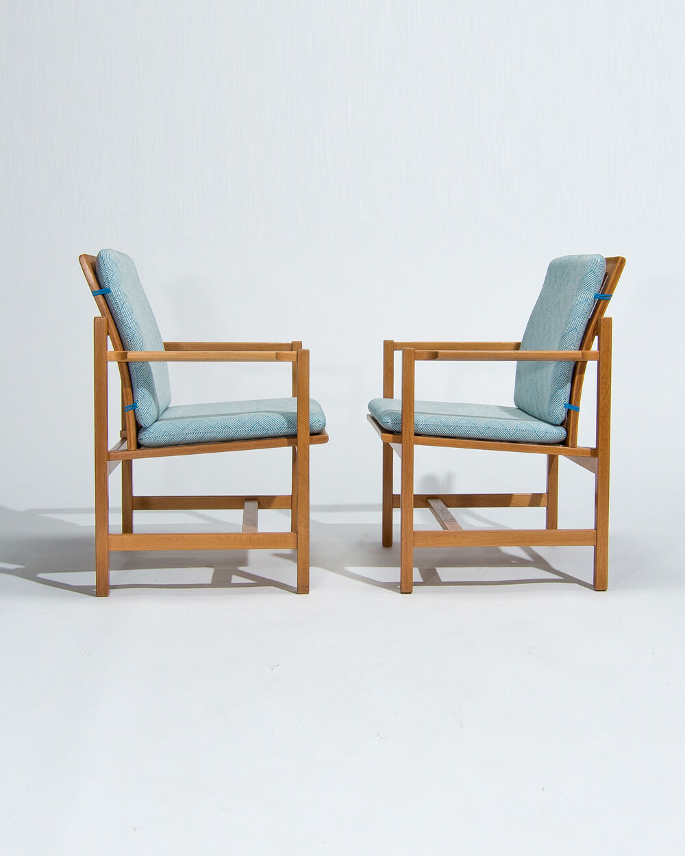 Danish armchairs by Borge Mogensen 1960s