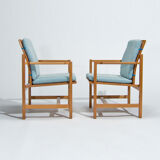 Danish armchairs by Borge Mogensen 1960s