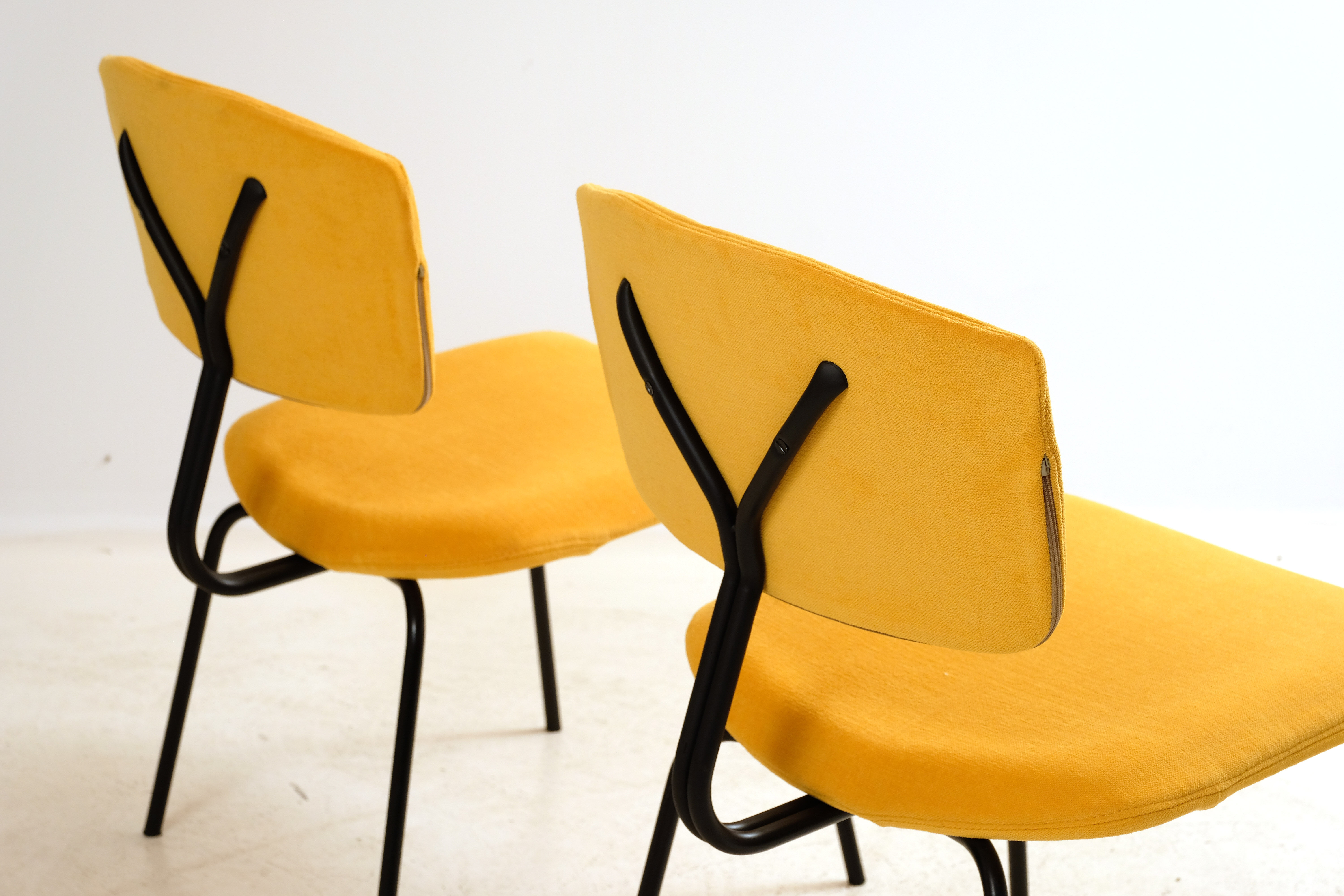 Pair of chairs Sunday C. Sclafert 1950's