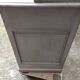 Gray patinated kitchen cabinet