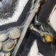 Abstract table, Gilbert AUQUIERE "Fusion XXI" mixed media, 1965