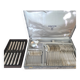 Ercuis 49-piece silver-plated cutlery set with Victoria knives