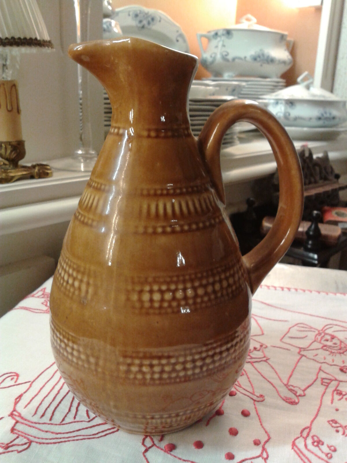 Jug stoneware Digoin