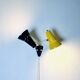 Double Cone Wall Lamp By J.J.M. Hoogervorst For Anvia Nederland, The Netherlands Early 1950S