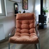 Tubular armchairs from the 70s