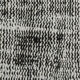 7x9 distressed black vintage rug, 205x292cm