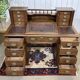 English oak graduated desk from the late 19th century.