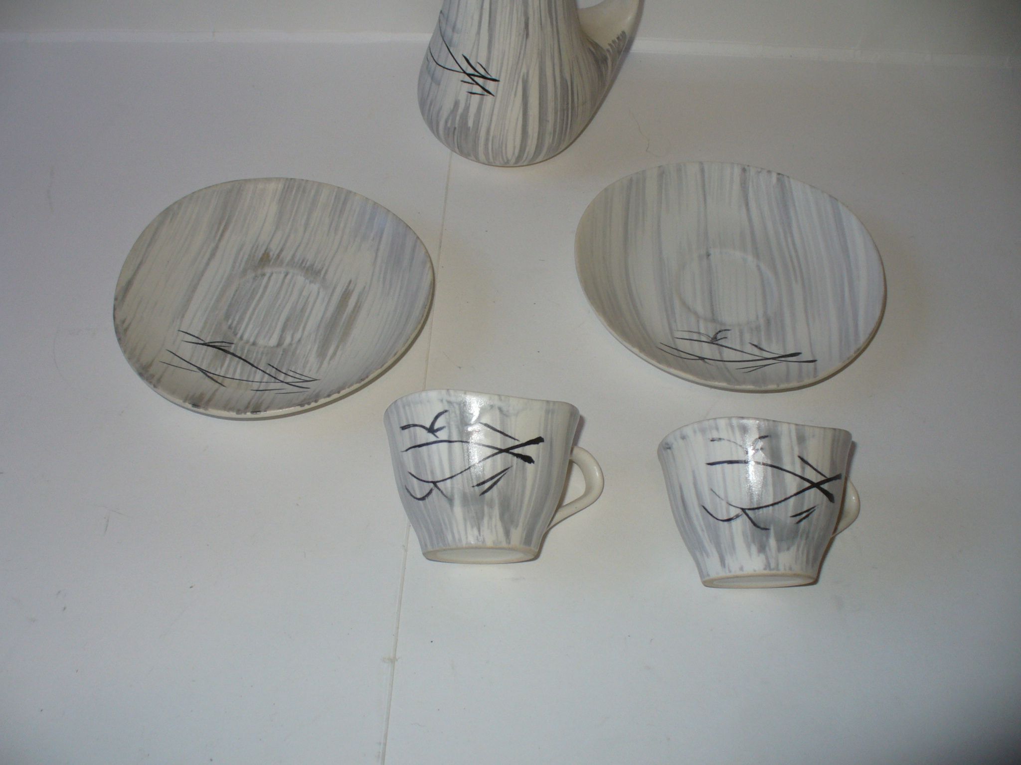 Niderviller coffee service 9 pieces from the 50s