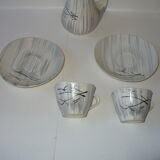 Niderviller coffee service 9 pieces from the 50s