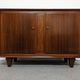 Art Deco style sideboard in rosewood and sycamore, France circa 1950